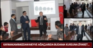 GÖKSUN KAYMAKAMIMIZDAN MEYVE AĞAÇLARIDA BUDAMA KURSUNA ZİYARET…