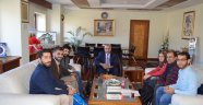 Iraklı Öğrenciler Rektör Prof. Dr. Durmuş Deveci’yi Ziyaret Etti