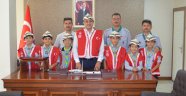 İzcilerden Onikişubat Kaymakamına Ziyaret