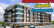 Kahramanmaraş’ta 2 Bin 695 Konut Satıldı