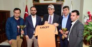 Karoff'tan Başkan Okay'a Ziyaret