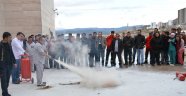KSÜ SUAH’ta Acil Eylem Planı Kapsamında Yangın Tatbikatı Düzenlendi