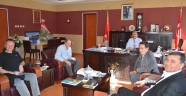 MACARİSTAN’LI AKADEMİSYENLER DEKAN KAYGISIZ’I ZİYARET ETTİ