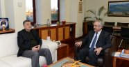 Nevzat Pakdil KSÜ Rektörü Prof. Dr. Durmuş Deveci’yi Ziyaret Etti