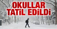 Okullar Tatil Edildi