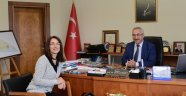 Prof. Dr. Gülten Karabay, Rektör Deveci’ye Veda Ziyaretinde Bulundu