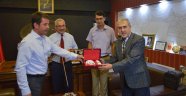 Rektör Deveci ve KSÜ Öğretim Üyeleri Türkoğlu’nu Ziyaret Etti