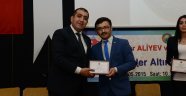 Şahbazlı'ya teşekkür belgesi