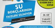 Su Borçlarının Yapılandırma Süresi Uzatıldı