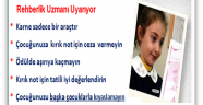 Veliler Dikkat! Karne Başarıya Ulaşmada Sadece Bir Araçtır.
