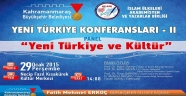 YENİ TÜRKİYE VE KÜLTÜR PANELİ 29 OCAK’TA