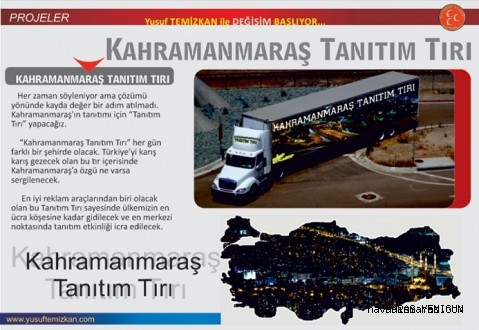 TEMİZKAN’IN TANITIM TIRI PROJESİ BEĞENİLDİ..