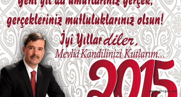 Türkoğlu Belediye başkan Osman Okumuş,yılbaşı ve kandil nedeniyle kutlama mesajı yayımladı.