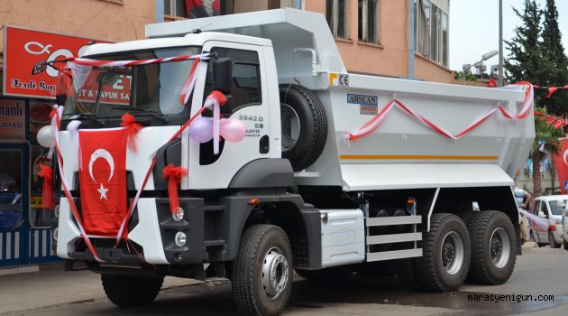 Türkoğlu Belediyesi Araç Parkı’na Yeni Kamyon Daha Aldı