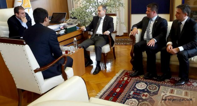 TÜRKOĞLU’NA MAHİR ÜNAL’DAN YATIRIM DESTEĞİ