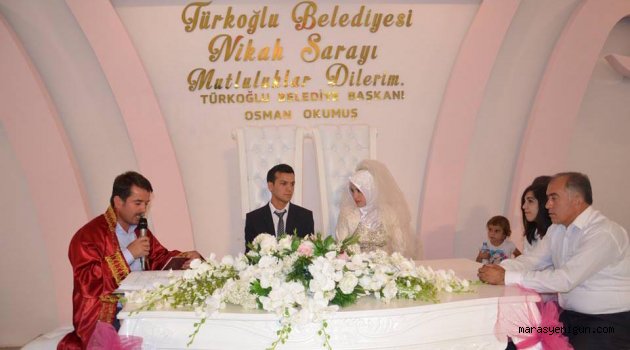 Türkoğlu'nda Toplu Nikah Ve Fidan Dikimi