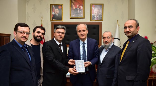 Ufka Yolculuk Heyeti Başkan Okay’ı Ziyaret Etti
