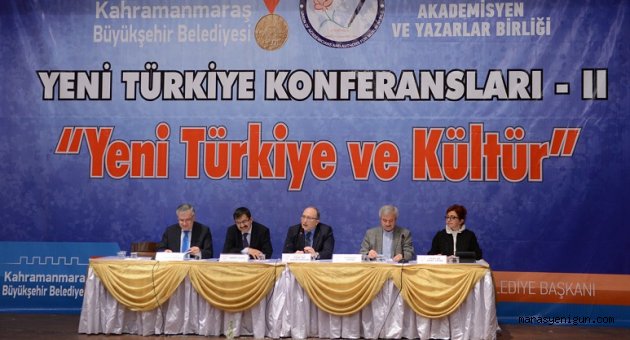 YENİ TÜRKİYE VE KÜLTÜR PANELİ YAPILDI